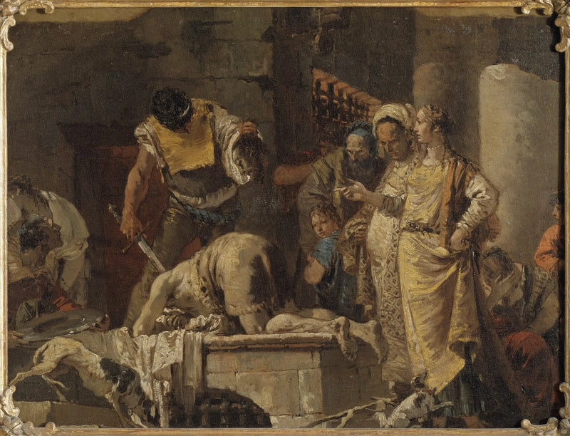 Décapitation svatého Jana Křtitele - Giovanni Battista Tiepolo