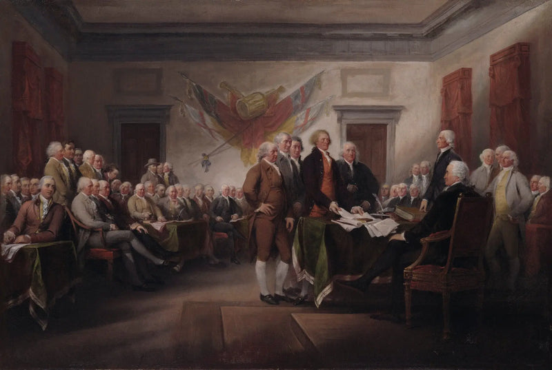 Prohlášení nezávislosti, 4. července 1776 - John Trumbull