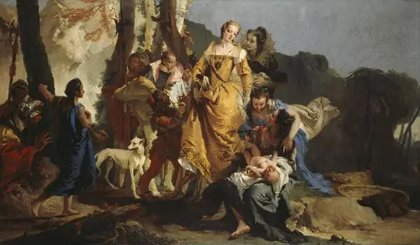 Objev Mojžíše - Giovanni Battista Tiepolo