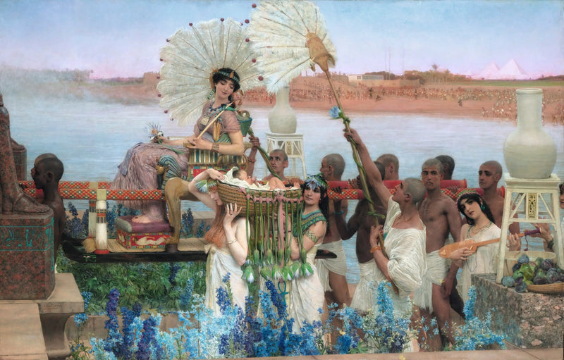 Objevení Mojžíše - Lawrence Alma-Tadema