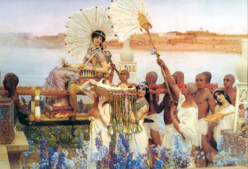 Objevení Mojžíše - Lawrence Alma-Tadema