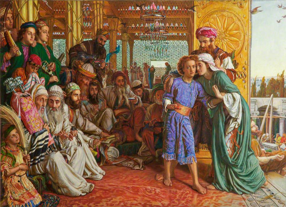 La découverte du Sauveur dans le Temple - William Holman Hunt - Alpha Reproduction