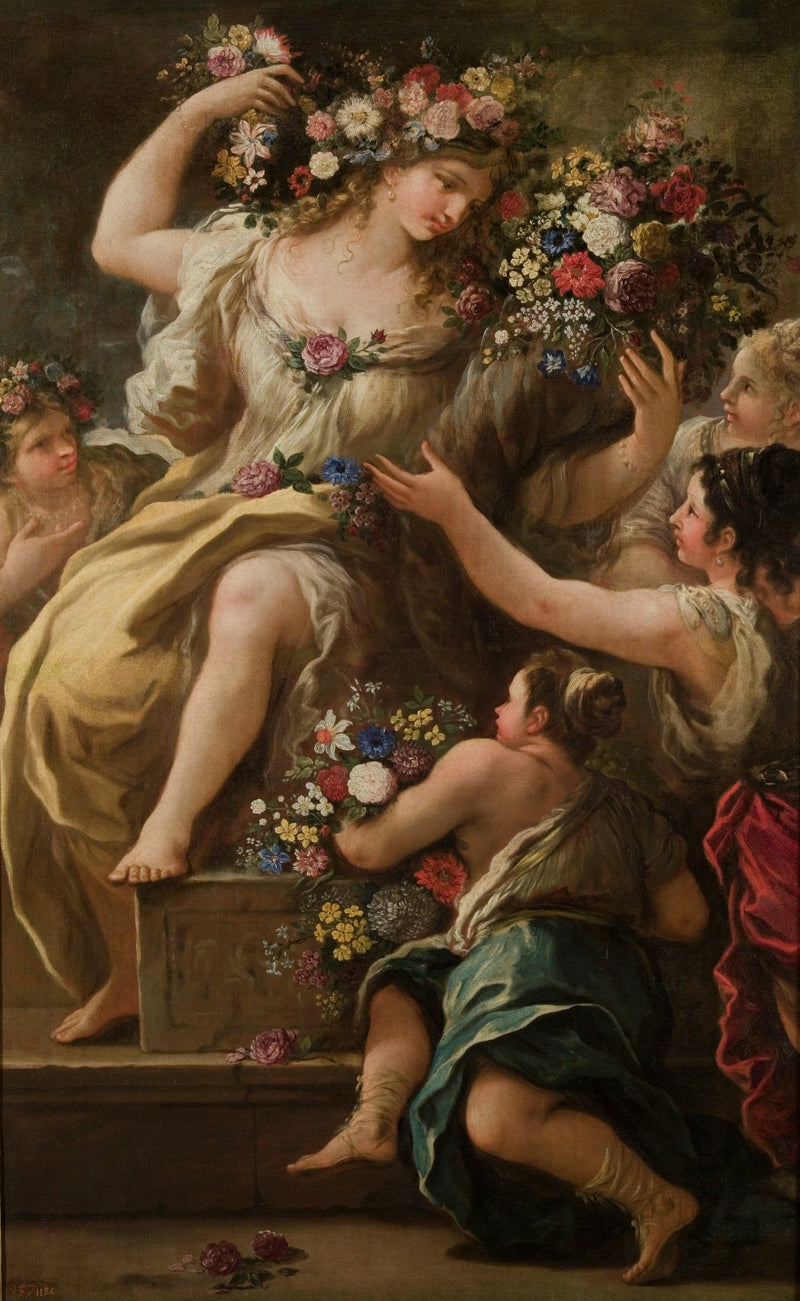 Bohyně Flora - Luca Giordano