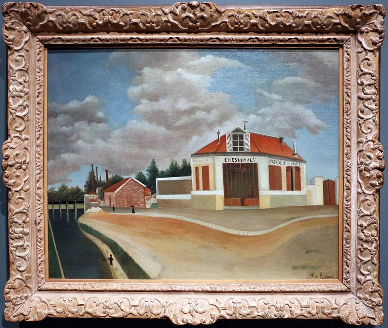 La Fabrique de židle v Alfortville - Henri Rousseau