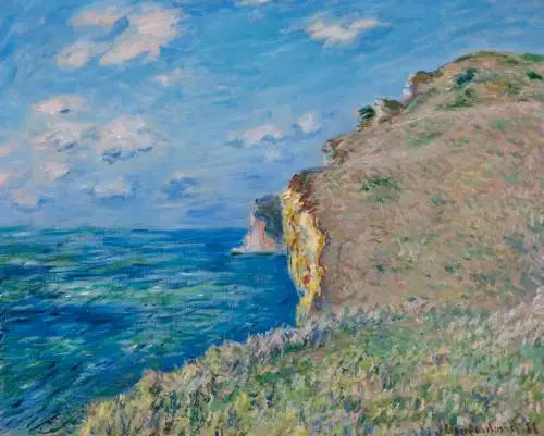 Útes ve Fécampu - Claude Monet