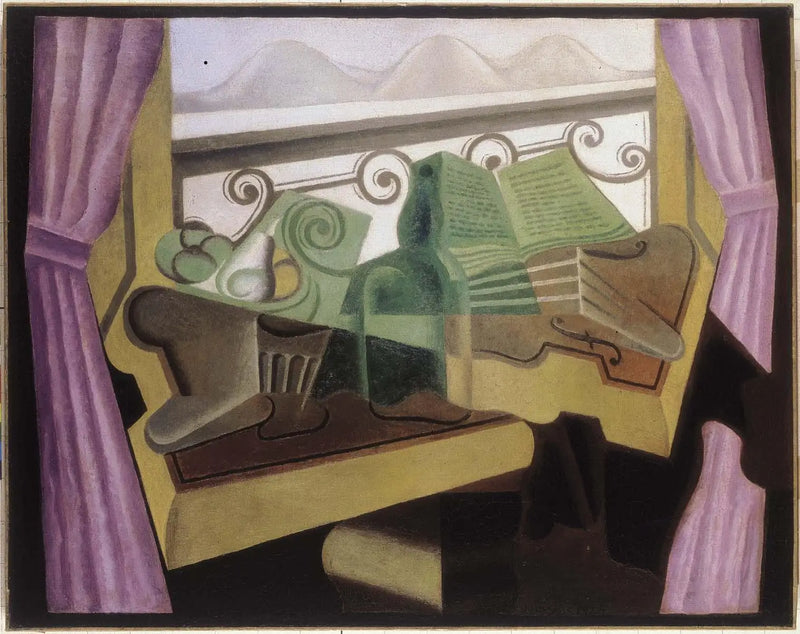 La fenêtre aux collines - Juan Gris