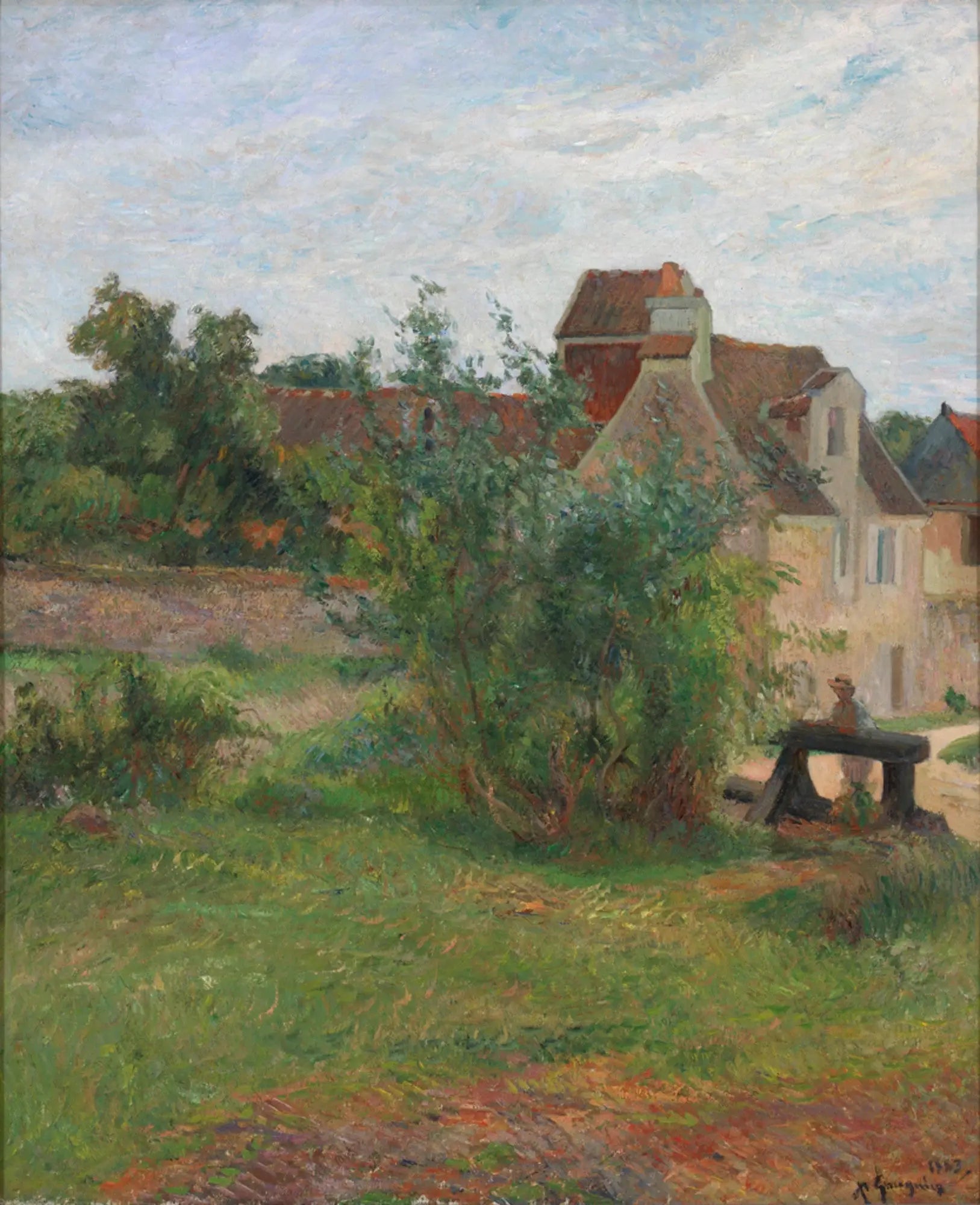 La Ferme de Busagny à Osny - Paul Gauguin - Alpha Reproduction