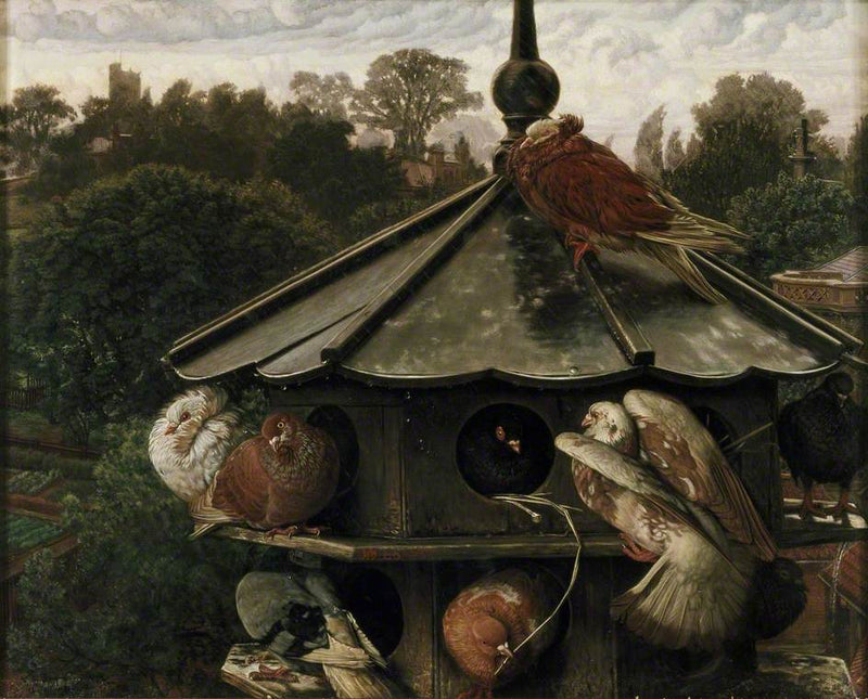 Svátek svatého Swithin (Holubník) - William Holman Hunt