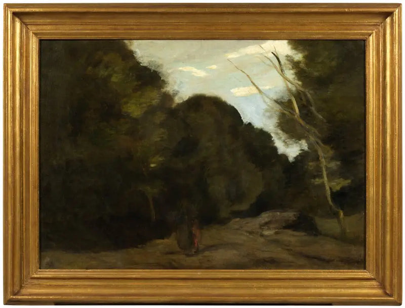 Lesní krajina - Jean-Baptiste Camille Corot