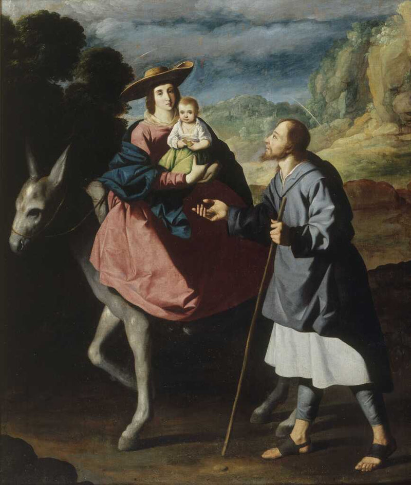 Útěk do Egypta - Francisco de Zurbarán