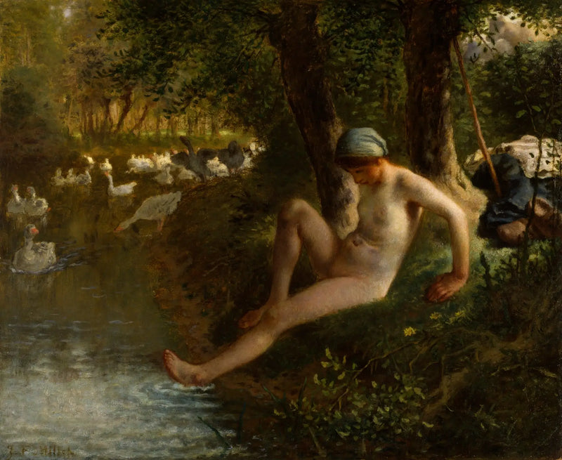 La Gardeuse d'oies - Jean-François Millet