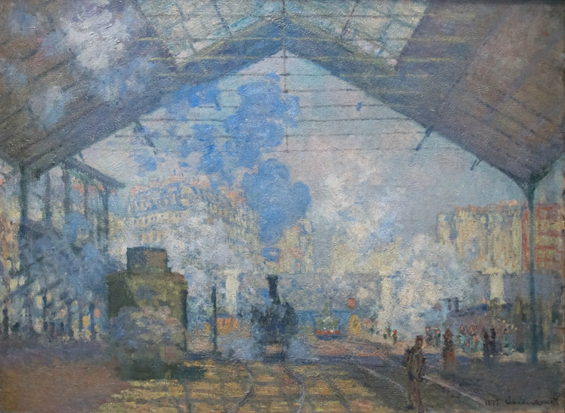 Nádraží Saint-Lazare - Claude Monet