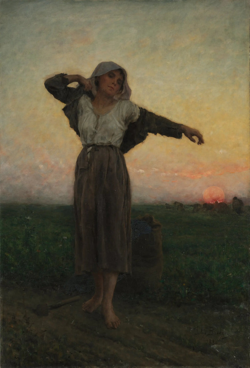La glaneuse unavená - Jules Breton