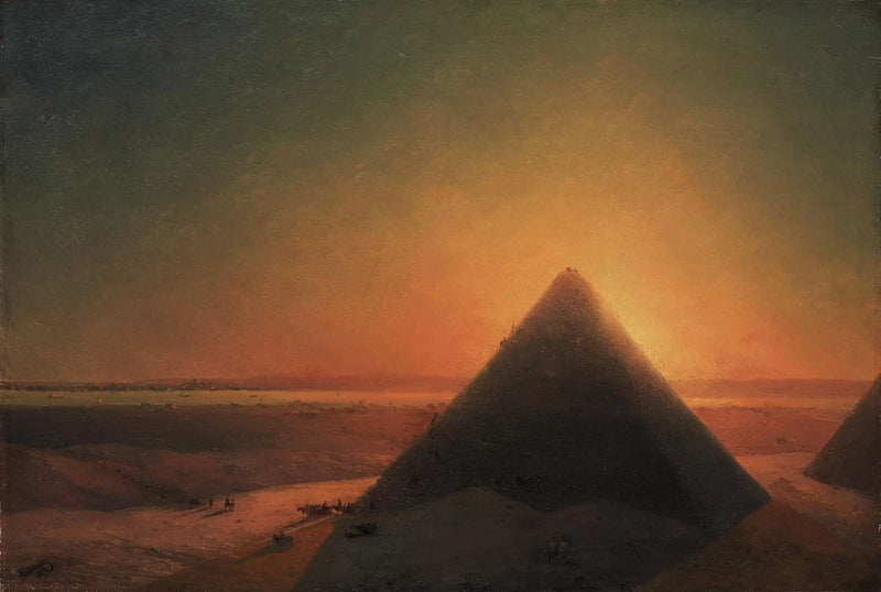 Velká pyramida v Gíze - Ivan Aivazovskij