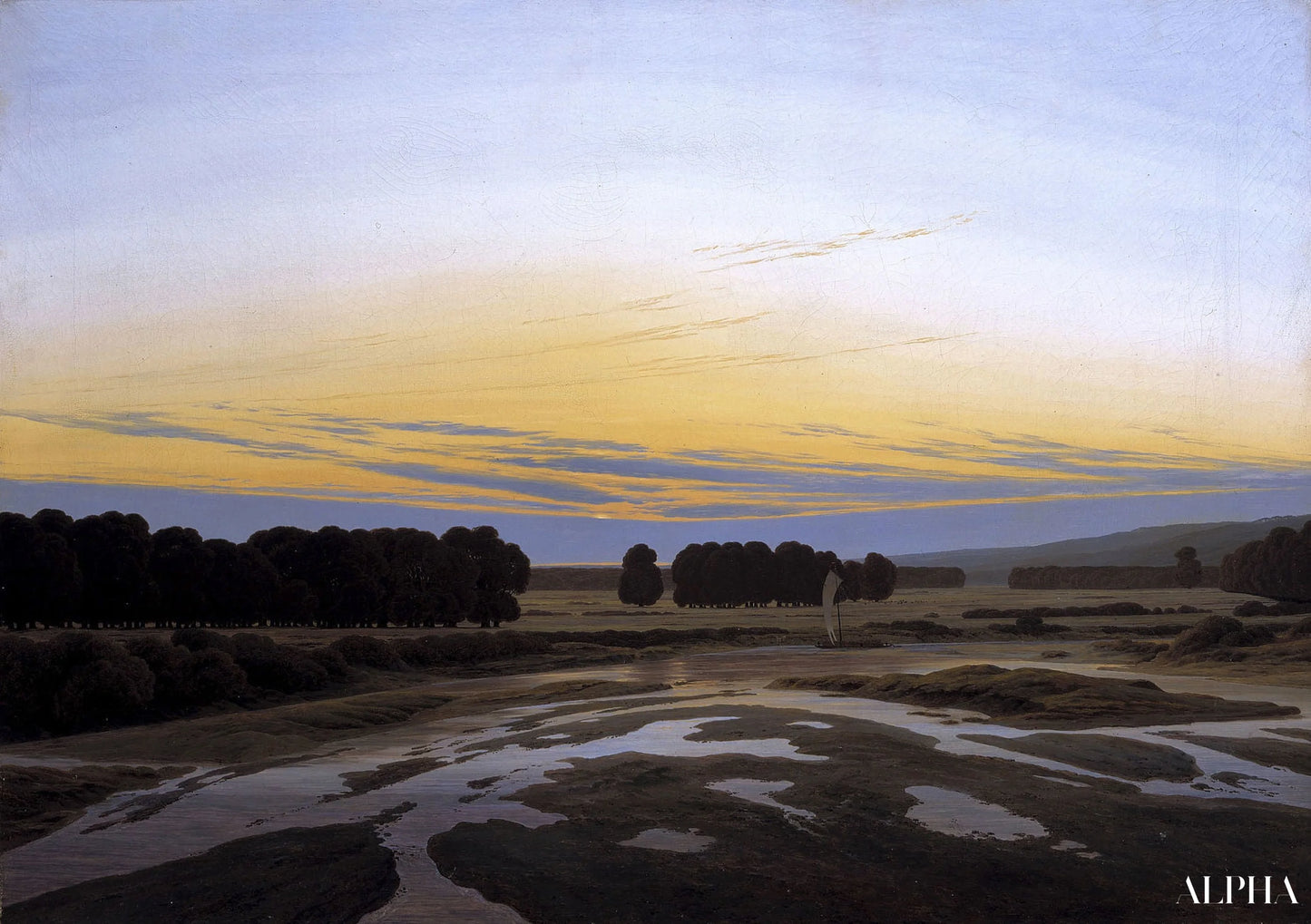 Reproduction du tableau « La Grande Réserve - Caspar David Friedrich » par Alpha Reproduction en peinture à l’huile