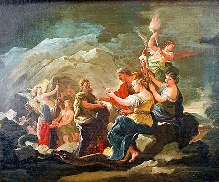 Jeskyně věčnosti - Luca Giordano