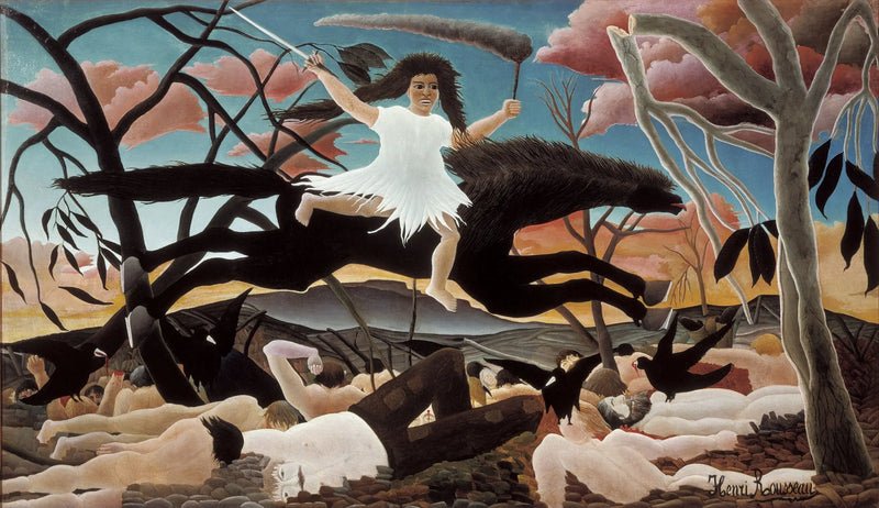 Válka - Henri Rousseau