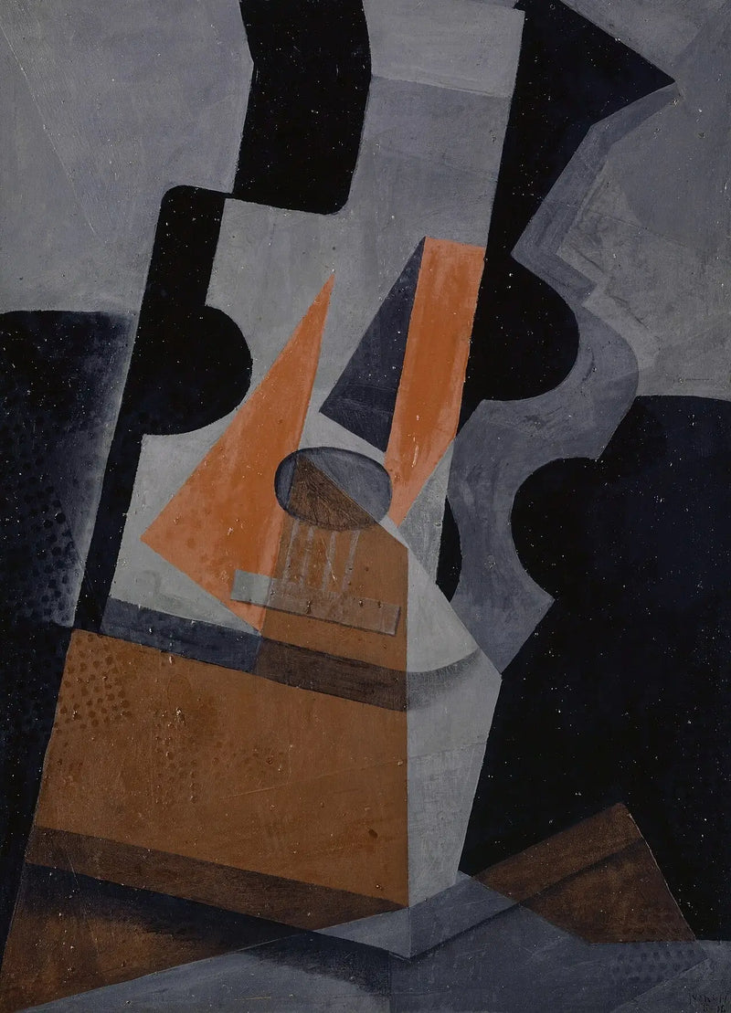 Kytara (Mrtvá příroda s kytarou) - Juan Gris