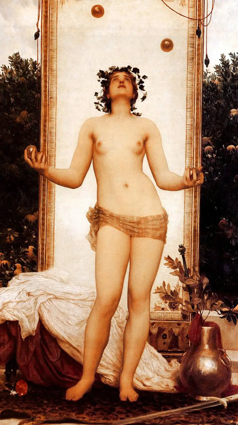 Starověká žonglérka - Frederic Leighton