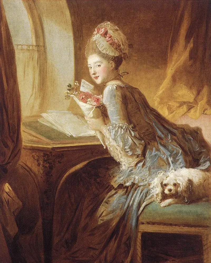 Dopis lásky - Jean-Honoré Fragonard