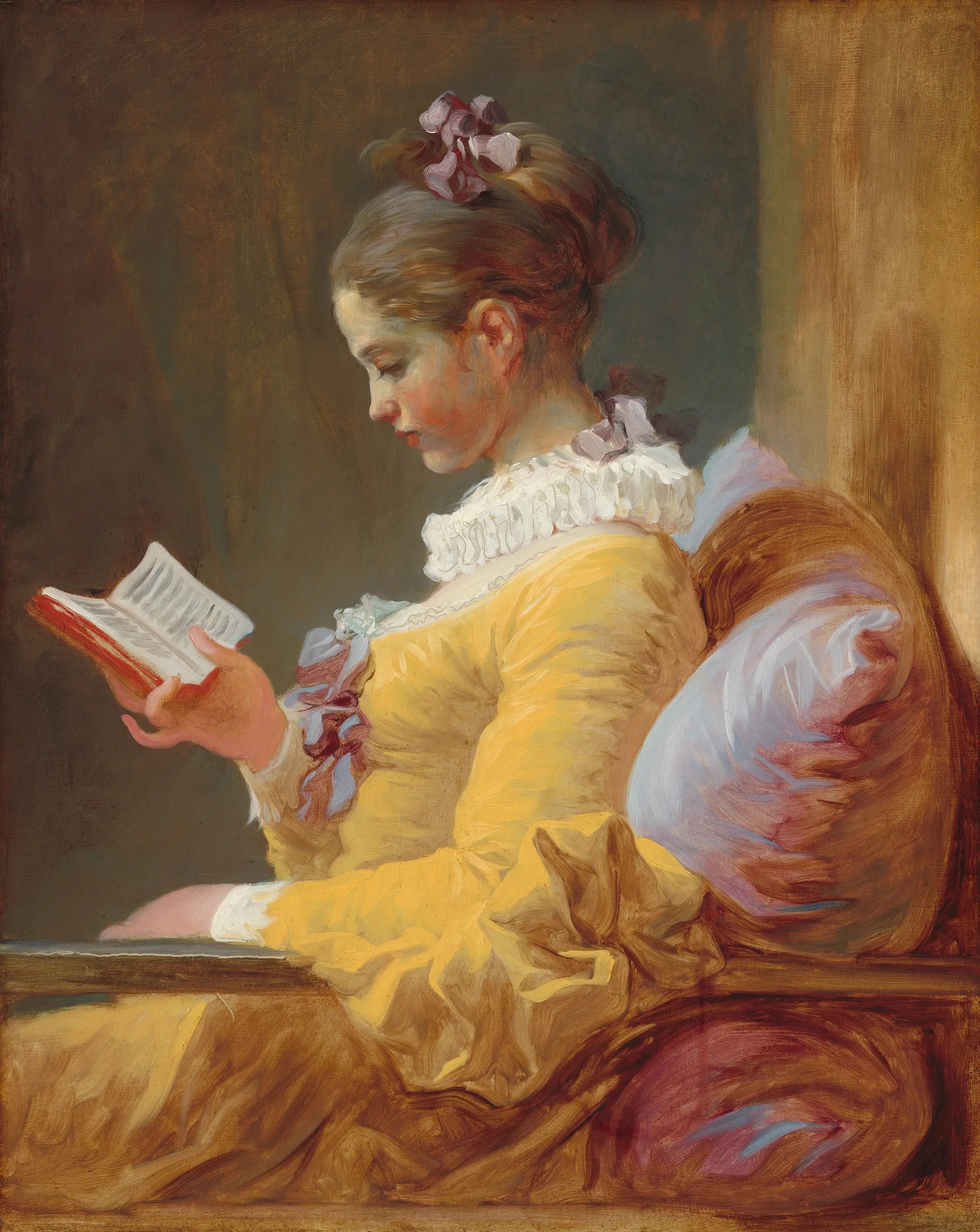 La Liseuse - Jean-Honoré Fragonard - Alpha Reproduction