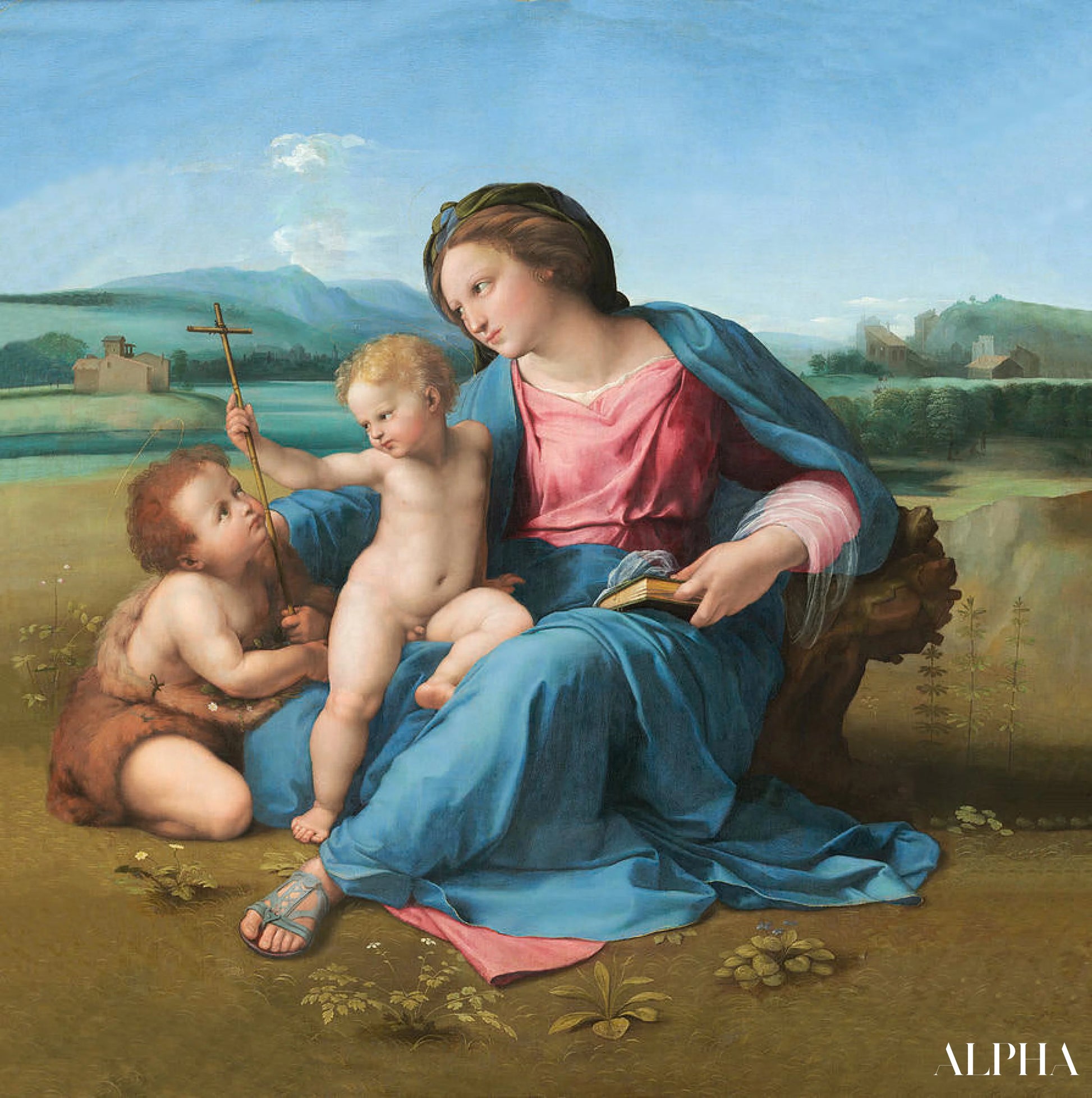 La Madone d'Alba - Raphaël (peintre) - Reproductions de tableaux et peintures haut de gamme