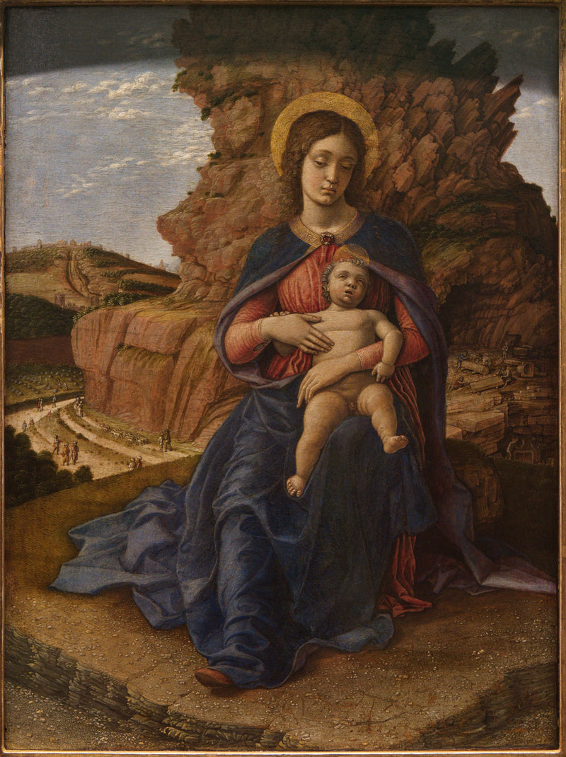 Madona z dolu - Andrea Mantegna