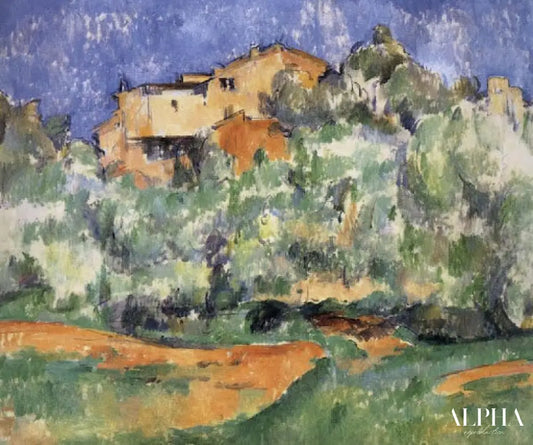 La maison de Bellevue, 1888 - Paul Cézanne - Reproductions de tableaux et peintures haut de gamme