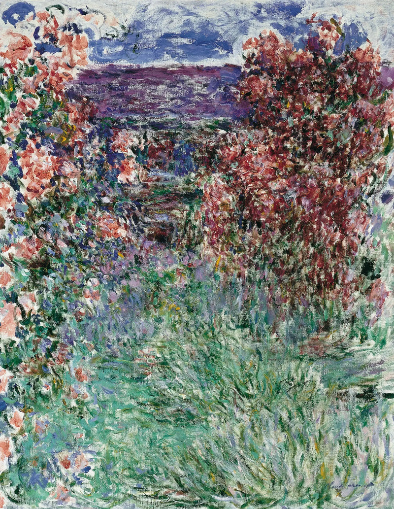 Dům mezi růžemi - Claude Monet