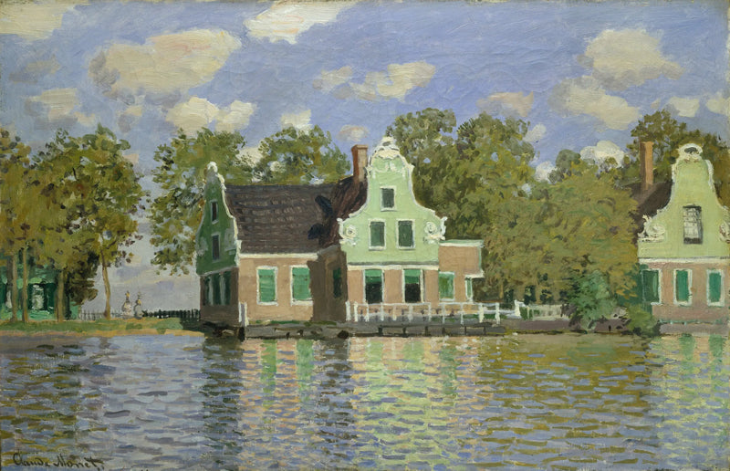 Dům na řece Zaan v Zaandamu - Claude Monet