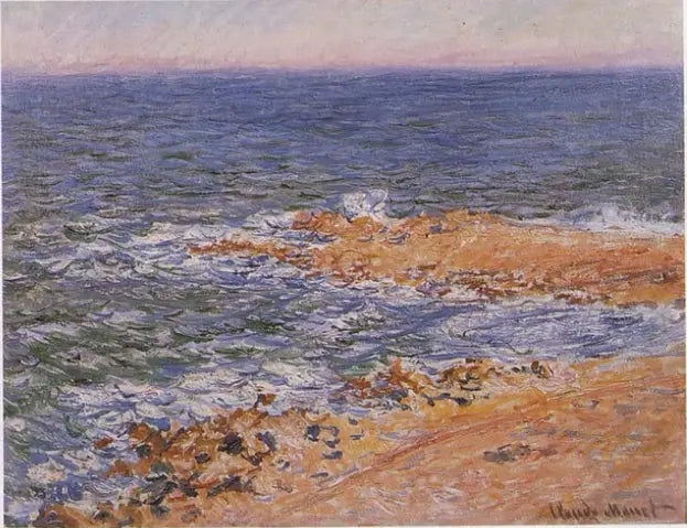 Moře v Antibes - Claude Monet