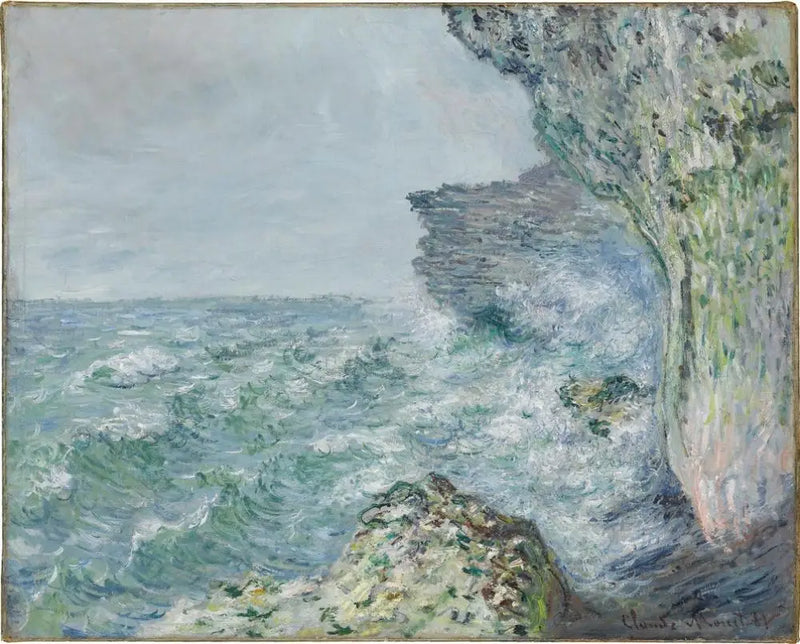 Moře ve Fécampu - Claude Monet