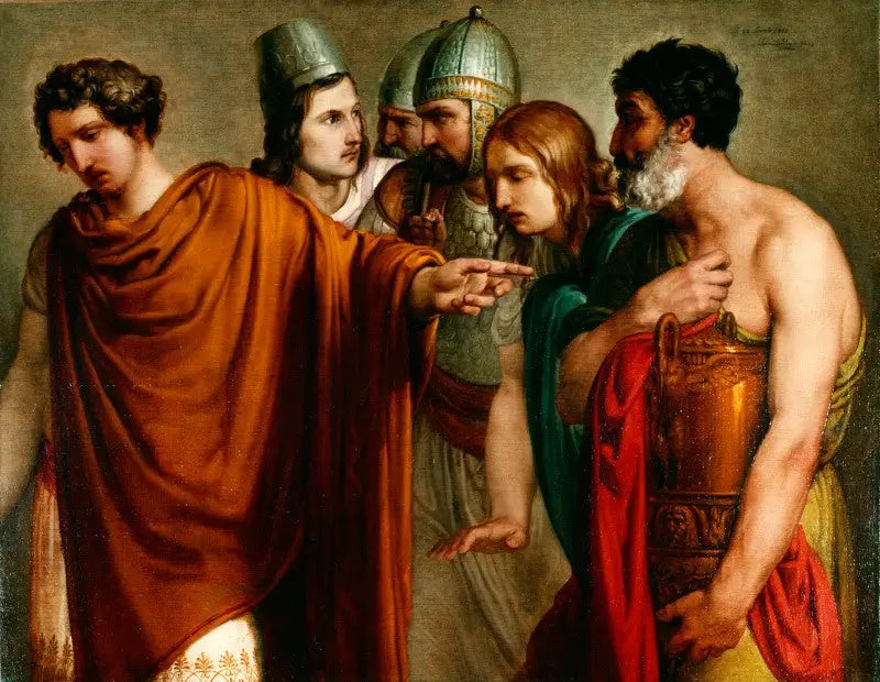 Smrt Abradate - Francesco Hayez