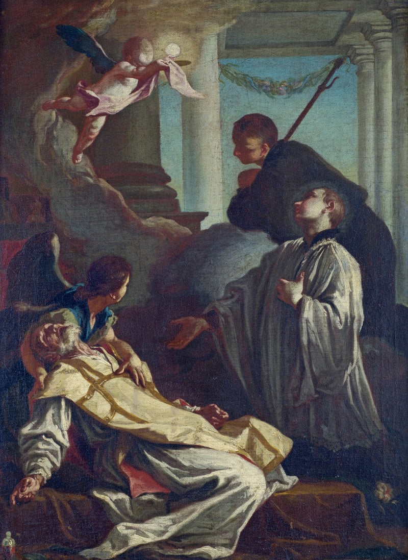 Smrt svatého Ondřeje Avellina - Giovanni Battista Piazzetta