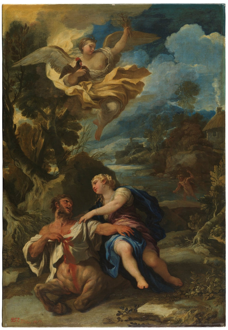 Smrt kyklopa Nessuse - Luca Giordano