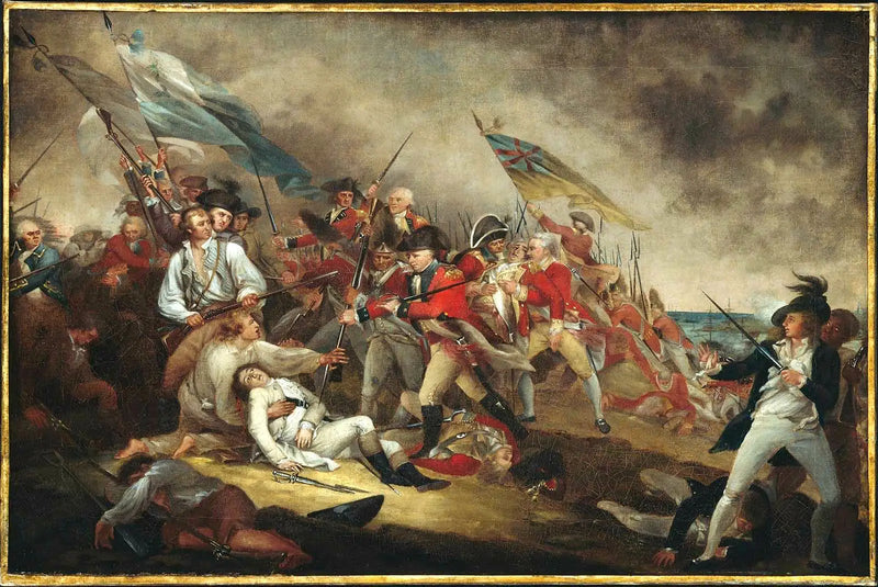 Smrt generála Warrena v bitvě u Bunkers Hill, 17. června 1775 - John Trumbull