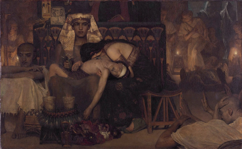 Smrt prvorozeného faraona - Lawrence Alma-Tadema