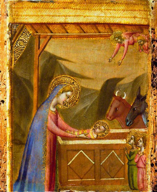 Narození Panny Marie - Bernardo Daddi