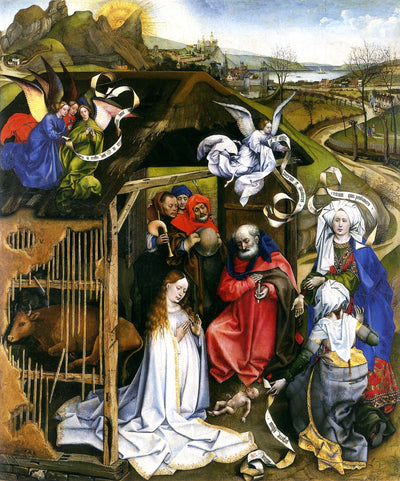 La Nativité - Robert Campin - Alpha Reproduction