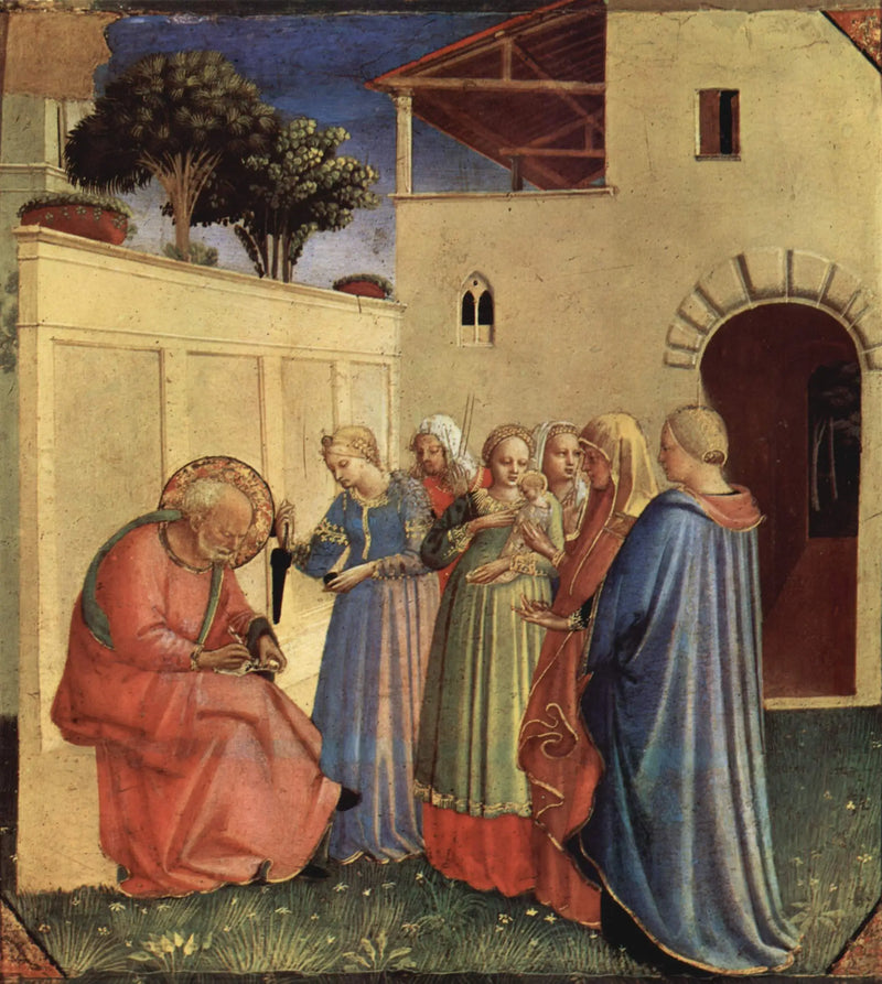 Jmenování svatého Jana Křtitele - Fra Angelico