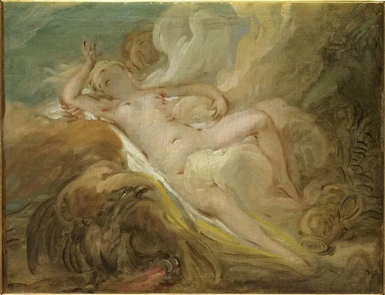 La nymphe Io a Jupiter - Jean-Honoré Fragonard