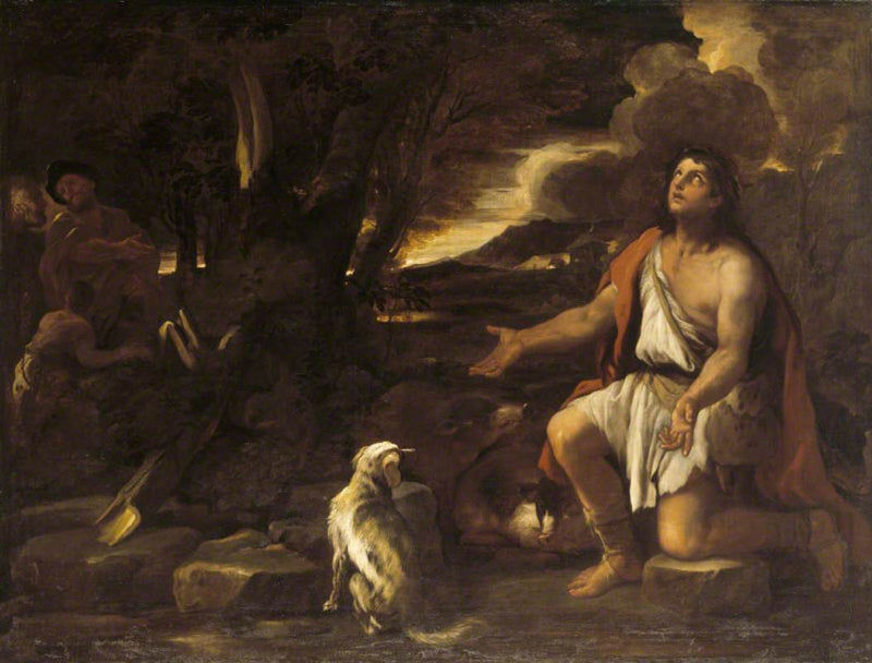 Parabola od ztraceného syna: kajícník, který se stal vepřem - Luca Giordano