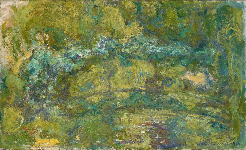 Most přes jezírko s lekníny - Claude Monet