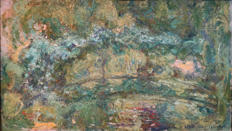 Most přes jezírko s lekníny - Claude Monet