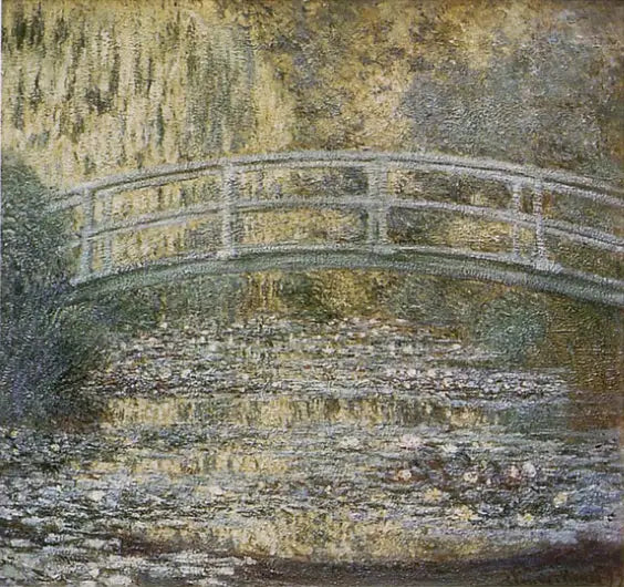 Bazén s vodou - Claude Monet