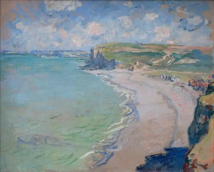 Pláž v Pourville - Claude Monet