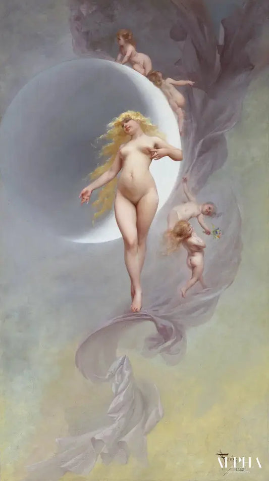 La planète Vénus - Luis Ricardo Falero - Reproductions de tableaux et peintures haut de gamme