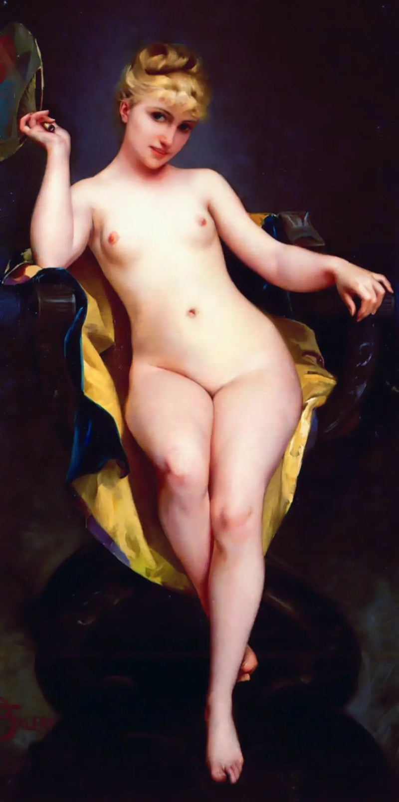 La Pose - Luis Ricardo Falero