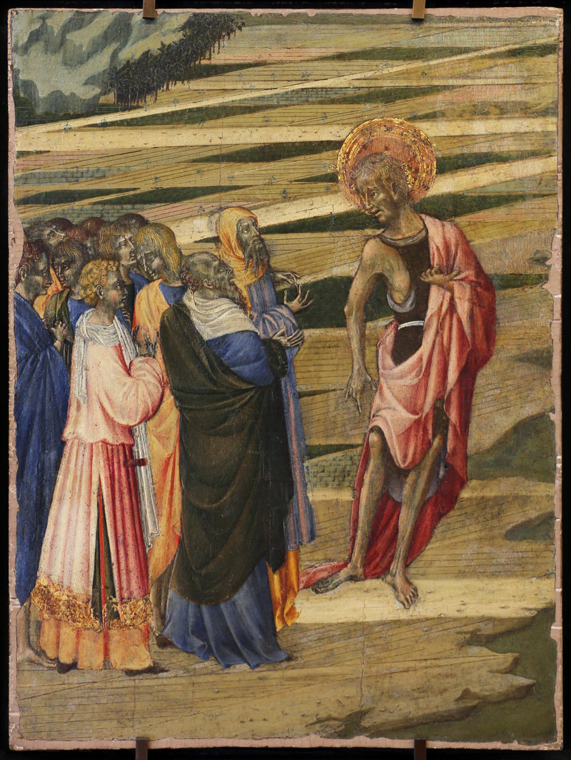 Kázání svatého Jana Křtitele - Giovanni di Paolo