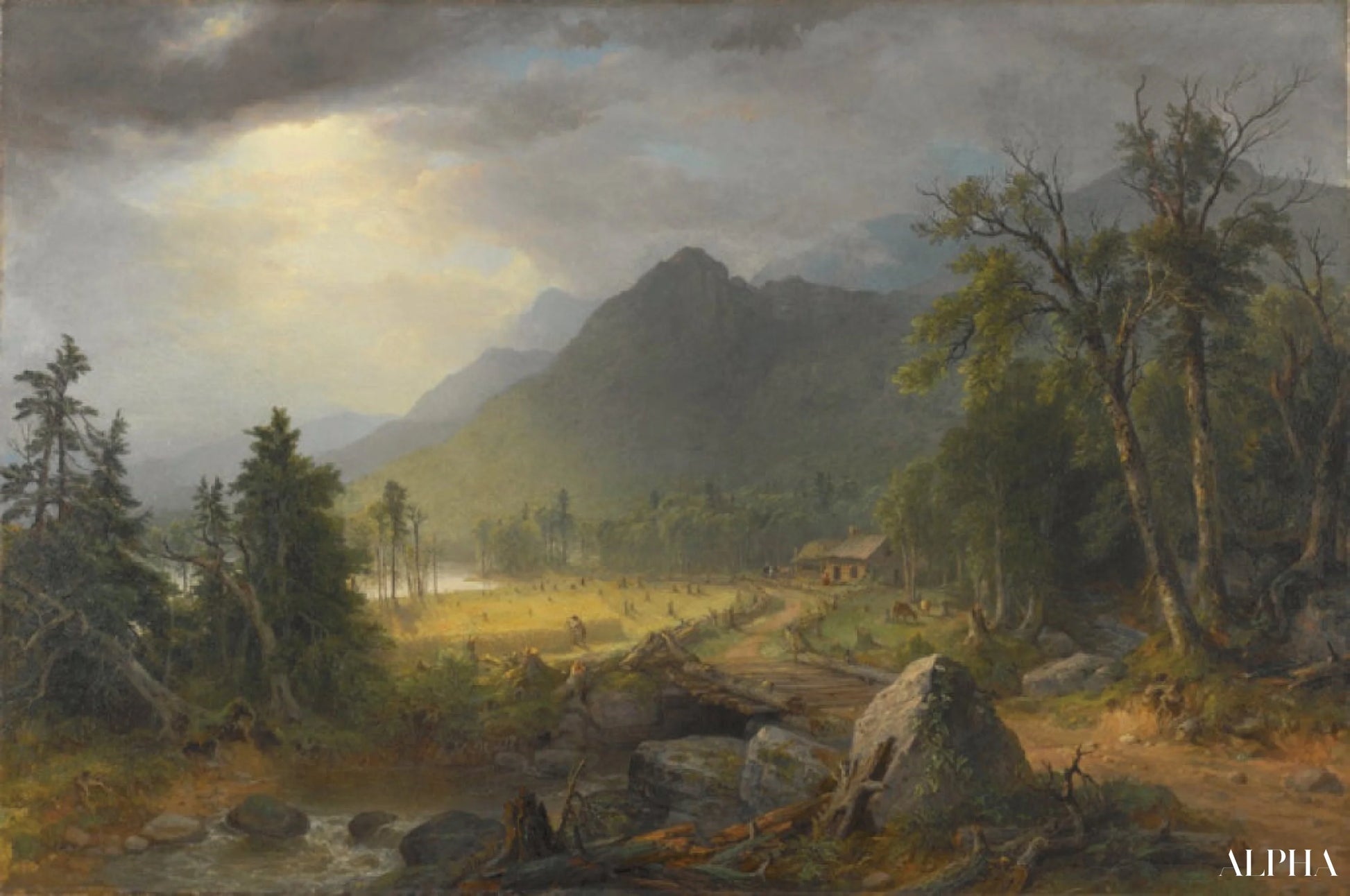 La première moisson dans le désert - Asher Brown Durand - Reproductions de tableaux et peintures haut de gamme